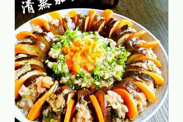 清蒸茄夹肉的做法图解9