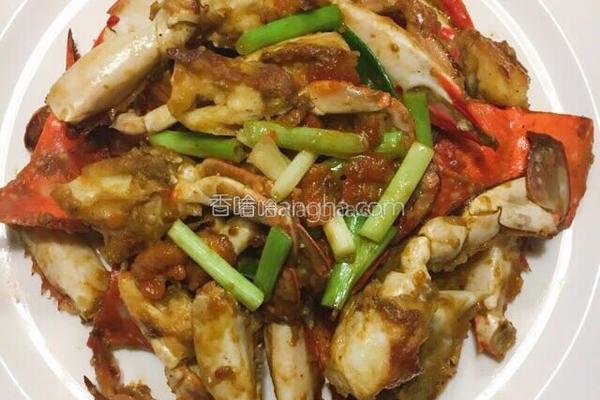葱姜炒梭子蟹