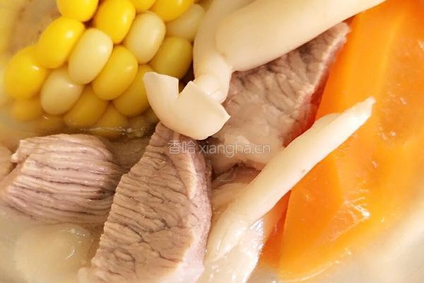 玉米萝卜瘦肉汤的做法图解5