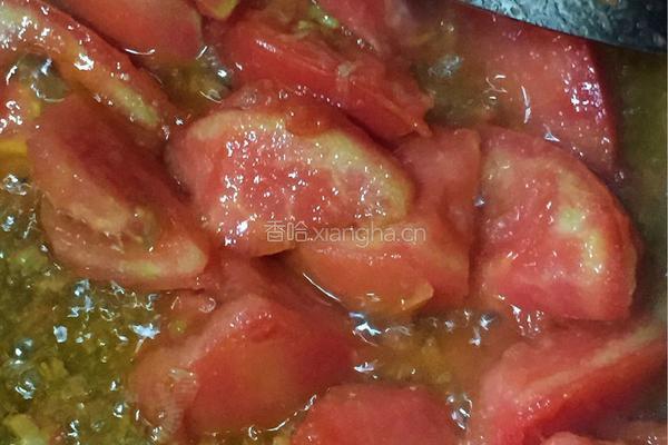 西红柿炒豆腐的做法图解6