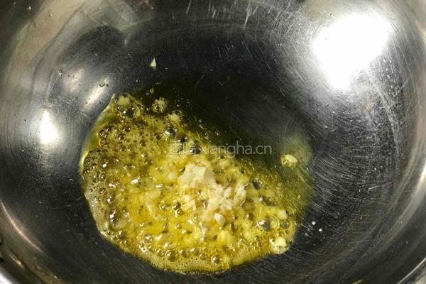 蒜爆红苋菜的做法图解4