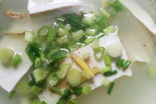 葱花豆腐汤的做法图解8
