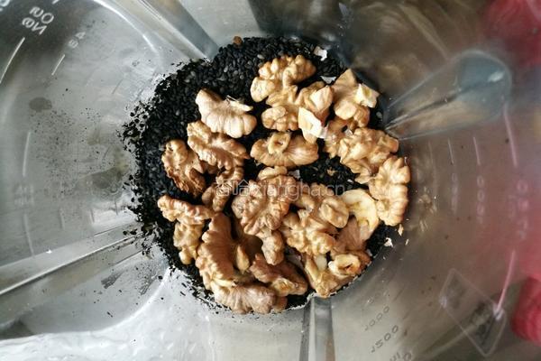黑芝麻核桃酱的做法图解4