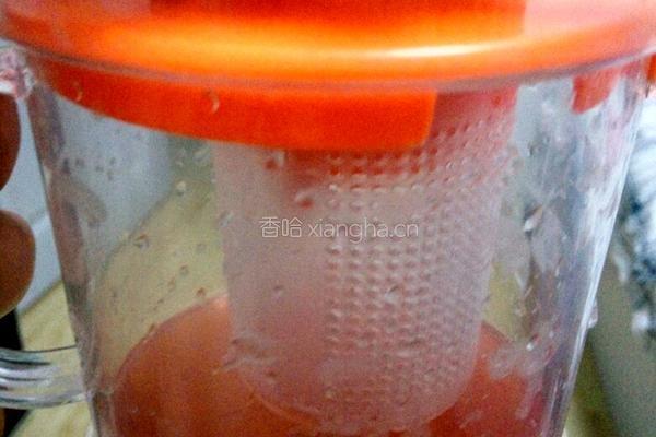 美味西瓜汁（可做冰块）的做法图解4