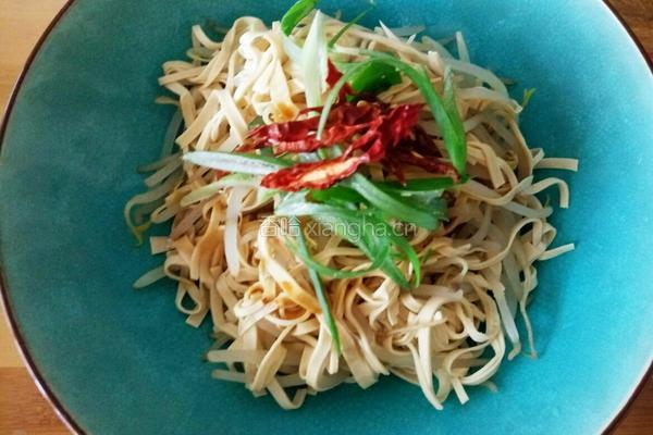 葱油豆芽干豆腐的做法图解6