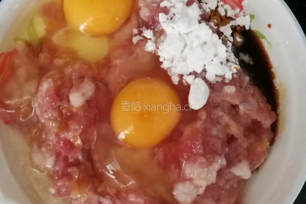 猪肉蒸蛋的做法图解2