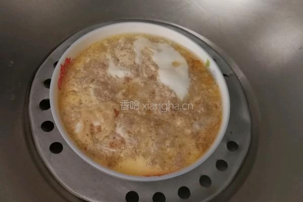 猪肉蒸蛋的做法图解4
