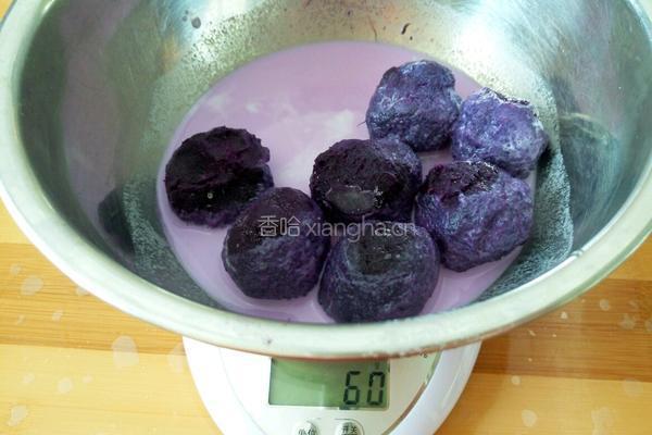 紫薯夹心方糕的做法图解7