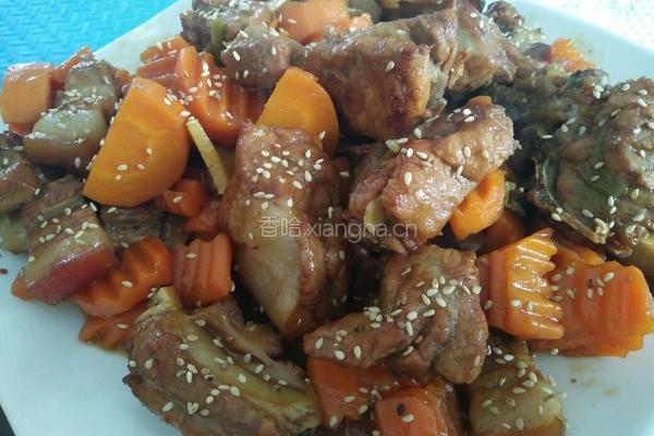 排骨炖五花肉的做法图解8