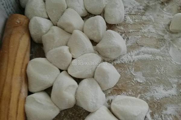 韭菜苔虾仁水饺的做法图解8