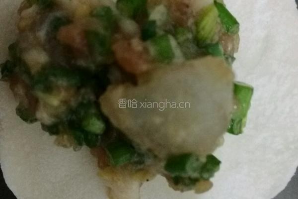 韭菜苔虾仁水饺的做法图解10