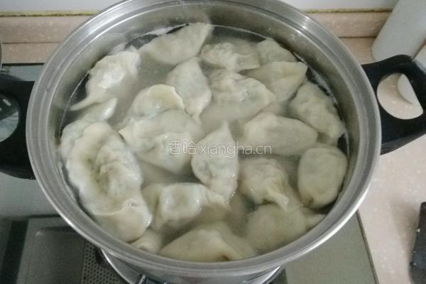 韭菜苔虾仁水饺的做法图解12