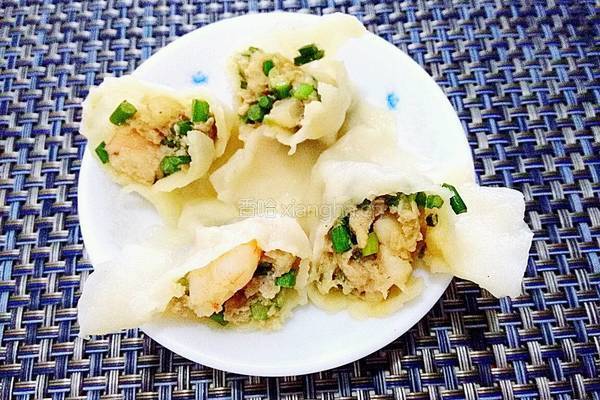 韭菜苔虾仁水饺的做法图解13