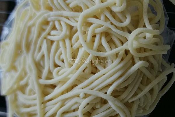 老北京扁豆焖面的做法图解3
