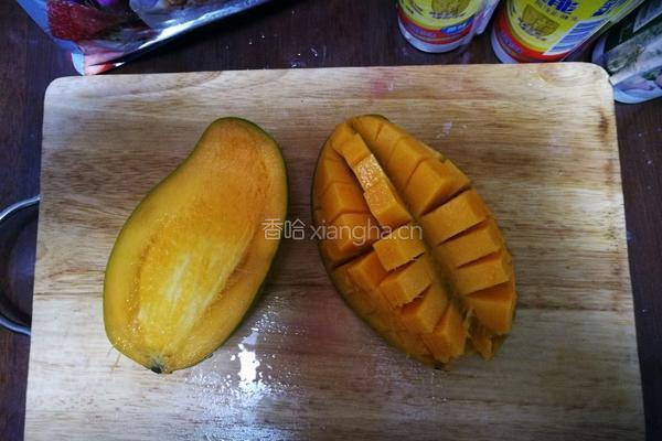 五彩冻酸奶的做法图解4