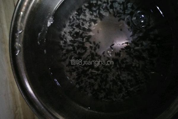 紫米粥的做法图解3