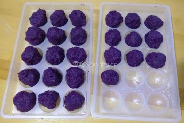 紫薯椰蓉开口酥的做法图解1