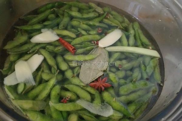 五香毛豆的做法图解3
