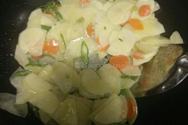 尖椒土豆片的做法图解2