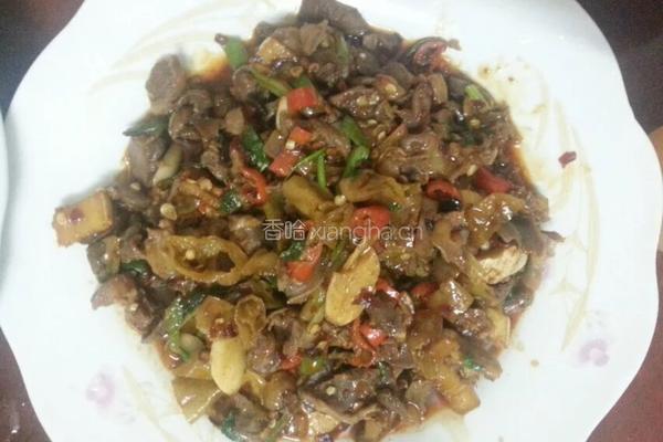 酸辣鸡肾的做法图解6