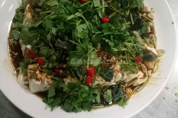 皮蛋豆腐的做法图解7