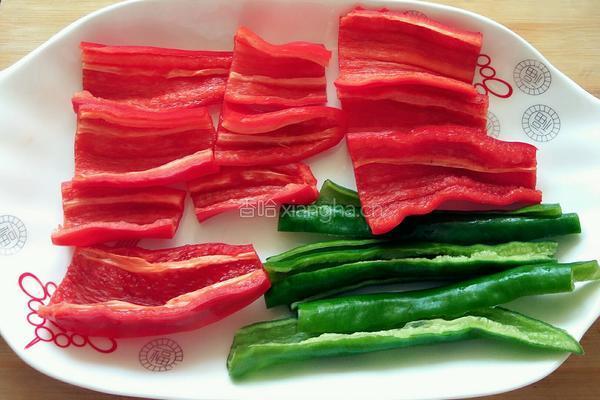半双椒煎肉的做法图解2