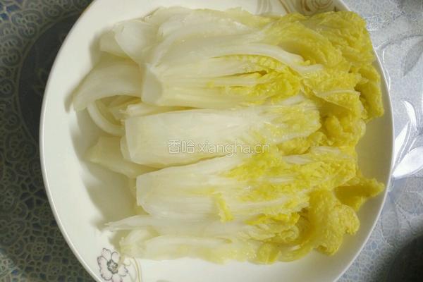 蒜香白菜的做法图解4