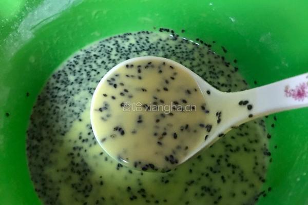 黄油芝麻鸡蛋卷的做法图解8