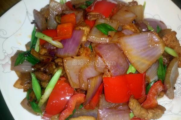洋葱炒肉的做法图解6