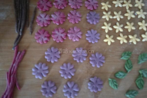 蔬菜汁寿桃（花馍馒头）的做法图解4