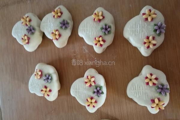 蔬菜汁寿桃（花馍馒头）的做法图解12