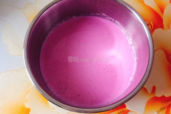 粉红色酸奶的做法图解4