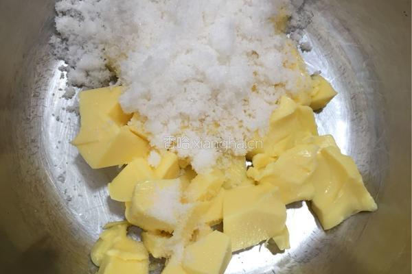 花生酱香玛格丽特饼干的做法图解3