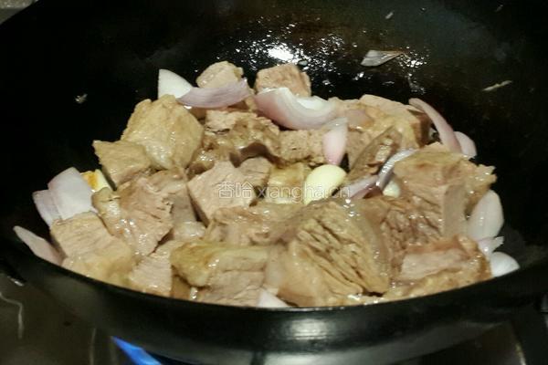 老干妈酱烧牛肉的做法图解7