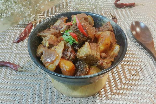 老干妈酱烧牛肉的做法图解13