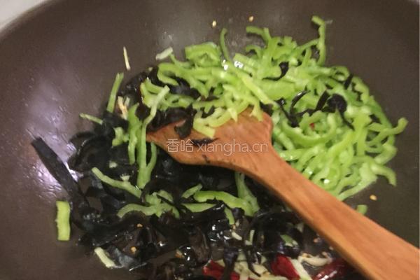 鸡丝炒拉皮儿的做法图解4