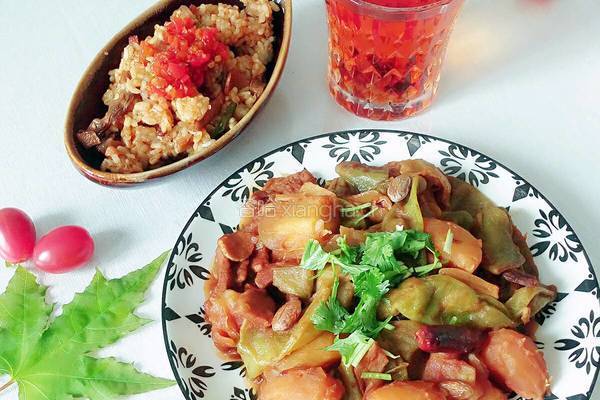 土豆炖豆角的做法图解10