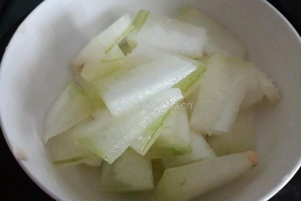 肉末蒸冬瓜的做法图解3