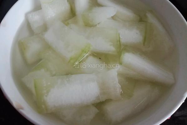 肉末蒸冬瓜的做法图解4