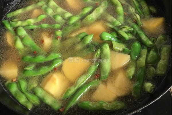 豆角土豆蒸面的做法图解3
