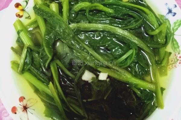 上汤苦麻菜的做法图解5