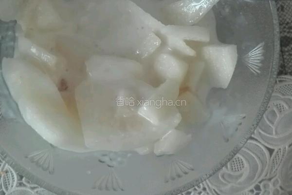 风味酸奶梨