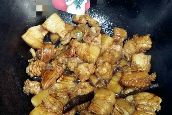 腐竹烧肉的做法图解6