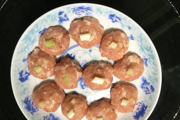 蒸肉丸的做法图解3