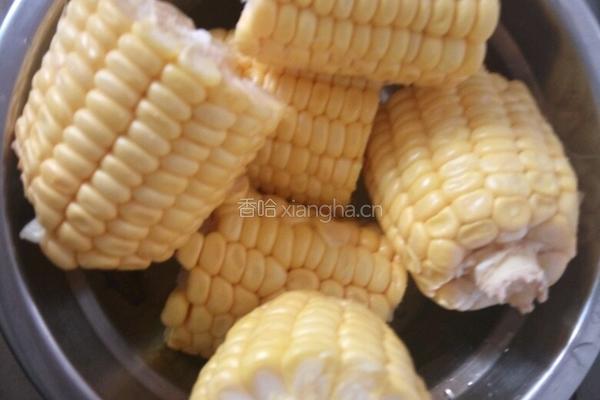 玉米扁鱼菜干汤的做法图解3