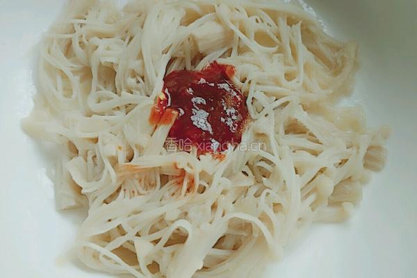 香辣金针的做法图解3