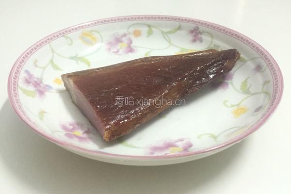 香芹炒腊肉的做法图解1