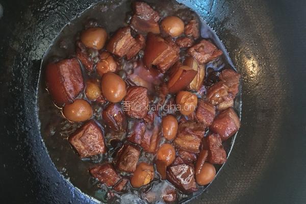鹌鹑蛋红烧肉的做法图解14