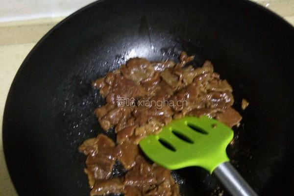 芜爆牛肉的做法图解8