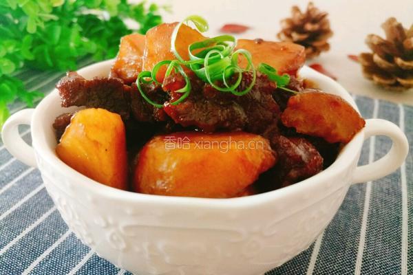 红烧牛肉炖土豆的做法图解16